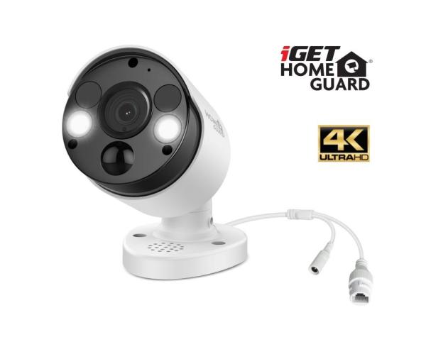 iGET HGNVK936CAM - UltraHD 4K PoE IP kamera, SMART detekcia, IP66, zvuk, nočný prísvit 40m, ONVIF 2.6
