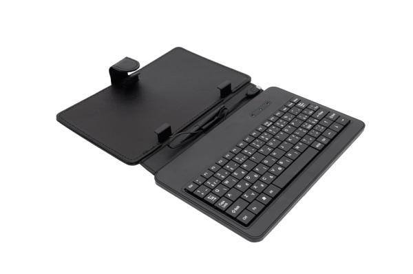 AIREN AiTab Leather Case 1 with USB Keyboard 7" BLACK (CZ/ SK/ DE/ UK/ US.. layout)