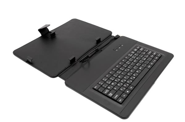 AIREN AiTab Leather Case 4 with USB Keyboard 10" BLACK (CZ/ SK/ DE/ UK/ US.. layout)