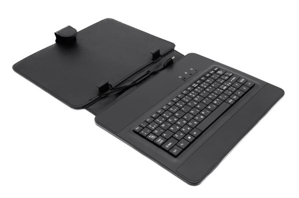AIREN AiTab Leather Case 3 with USB Keyboard 9, 7" BLACK (CZ/ SK/ DE/ UK/ US.. layout)