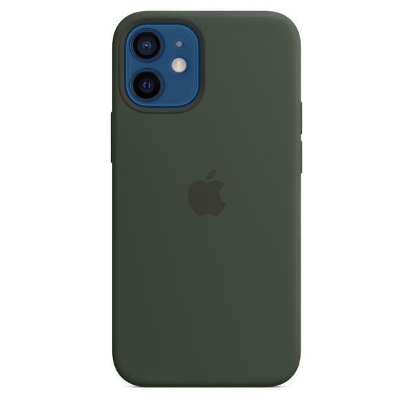 iPhone 12 mini Silicone Case with MagSafe Green/ SK