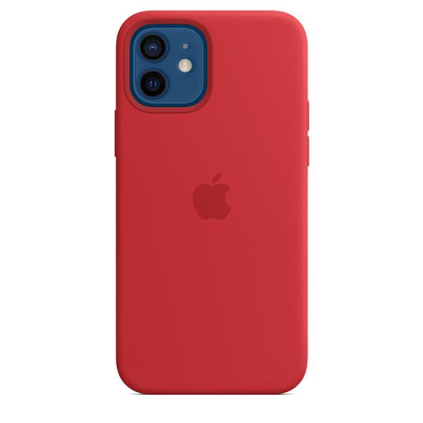 iPhone 12/ 12 Pro Silicone Case w MagSafe (P)RED/ SK