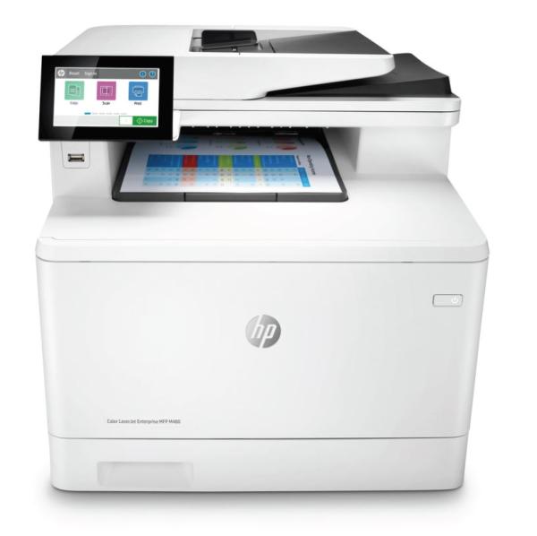 HP Color LaserJet Enterprise MFP M480f (A4, 27 strán za minútu, USB 2.0, Ethernet, Tlač, skenovanie, kopírovanie, fax, 