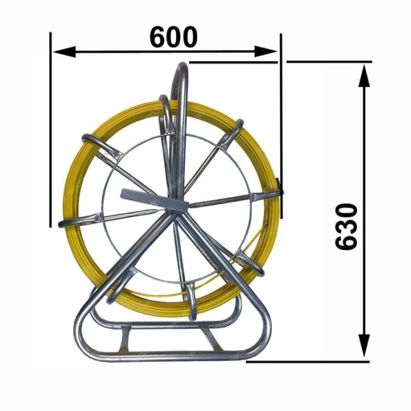 Laminátové naťahovacie péro "kobra" 6mm 100m