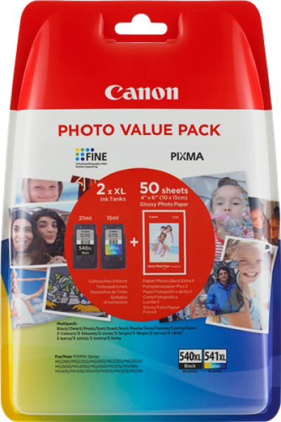 Canon PG-540XL / CL-541XL + 50x GP-501
