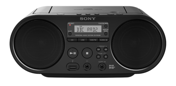 Sony mp3/ CD/ Radio přehrávač ZS-PS50CP, černý