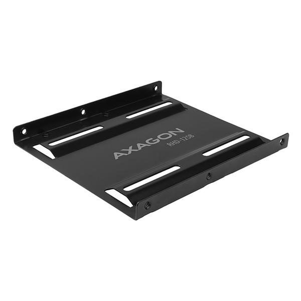 AXAGON RHD-125B, kovový rámeček pro 1x 2.5" HDD/ SSD do 3.5" pozice, černý
