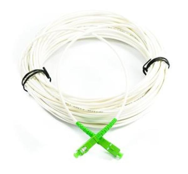 SC/ APC - SC/ APC simplex 9/ 125 SM 2m arm.biely 3mm B3 LSZH