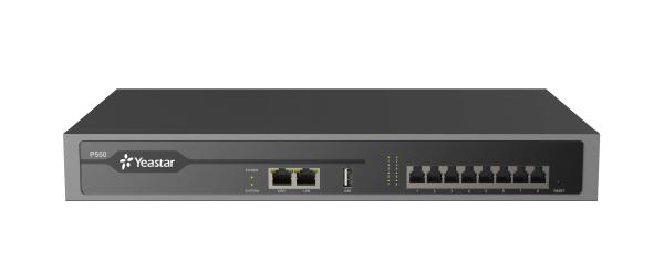 Yeastar P550 IP PBX, až 8 portov, 50 užív., 25 súbežných hovorov, rack