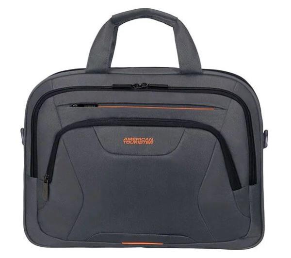 American Tourister AT WORK LAPTOP BAG 15.6" Black/ Orange 