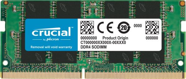 Crucial 16GB DDR4 3200MHz SODIMM CL22 (8Gbit/16Gbit) 260pin