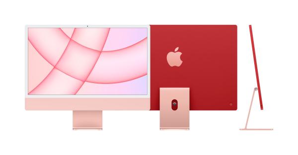 Apple iMac/ 24"/ 4480 x 2520/ M1/ 8GB/ 256GB SSD/ M1/ Big Sur/ Pink/ 1R