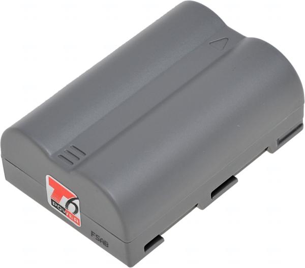 Batéria T6 power Nikon EN-EL3e, EN-EL3, EN-EL3a, 1700mAh, sivá 