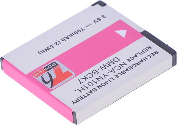Batéria T6 Power Panasonic DMW-BCK7, DMW-BCK7E, NCA-YN101H, NCA-YN101F, NCA-YN101G, 700mAh, 2, 5Wh 