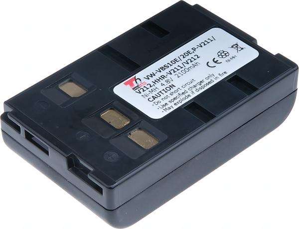 Batéria T6 Power pre Panasonic HHR-V211/ V212, Ni-MH, 2100mAh, 10.1Wh, čierna