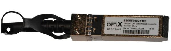 10G SFP+ DAC Cable AWG 24 Passive 3m Cisco komp. 