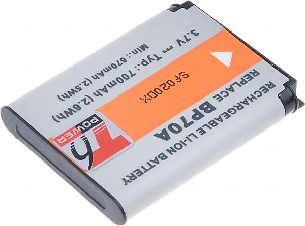 Batéria T6 Power pre Samsung BP-70A, BP70A, SLB-70A, 700mAh, 2, 6Wh 