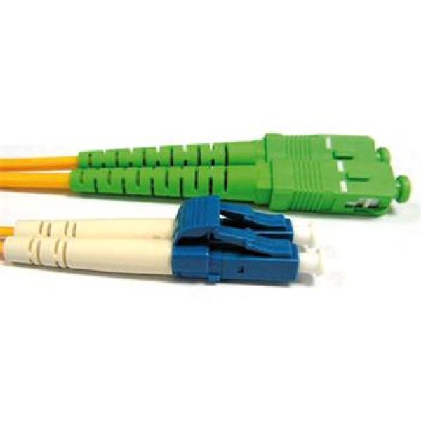 Patchcord FO duplex LC-SC/ APC 9/ 125um SM, 0, 5m, OS2