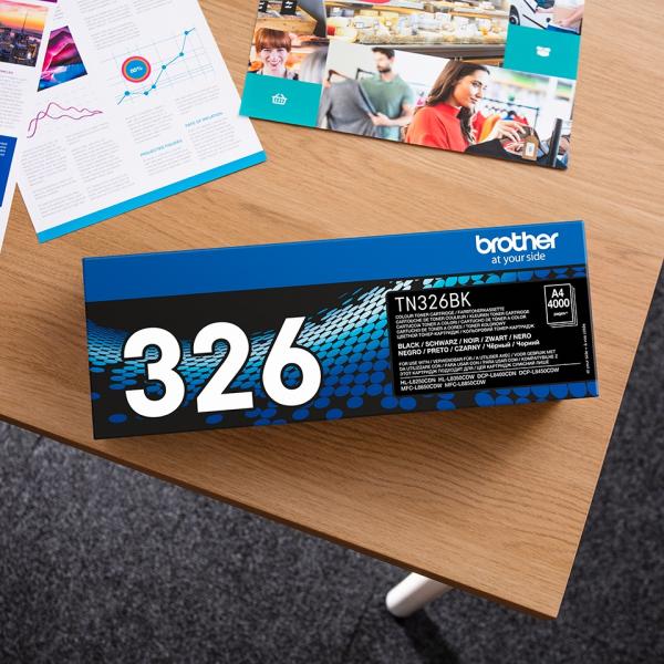 Brother TN-326BK, toner black, 4 000 str. 