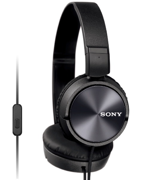 SONY slúchadlá MDR-ZX310AP, handsfree, čierne