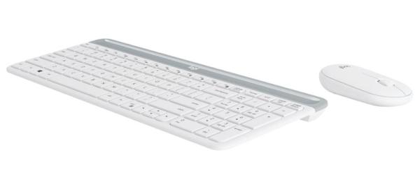 set Logitech slim Wireless MK470 - white, US 