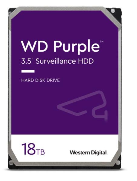 WD Purple/ 18TB/ HDD/ 3.5"/ SATA/ 7200 RPM/ 5R