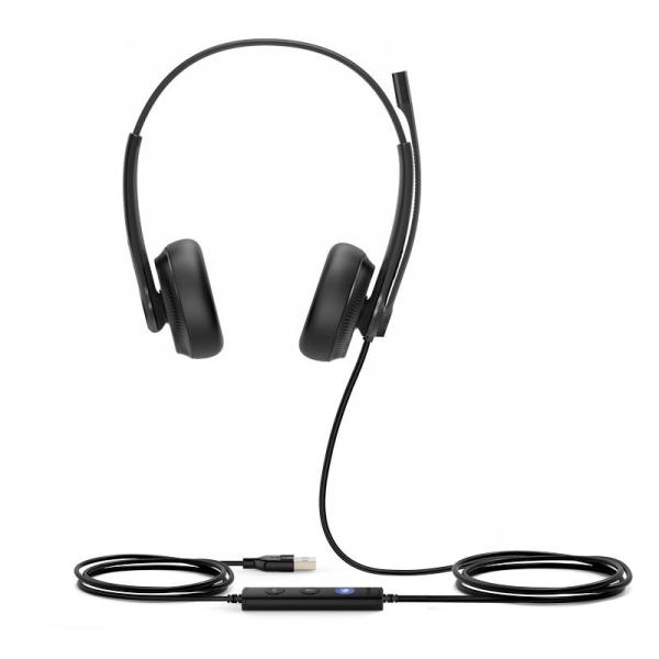 Yealink UH34 Dual náhlavná súprava na obe uši s USB konektorom pre Teams 