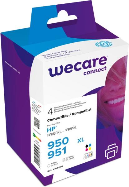 WECARE ARMOR ink sada kompatibilní s HP C2P43AE, CMYK/ HC