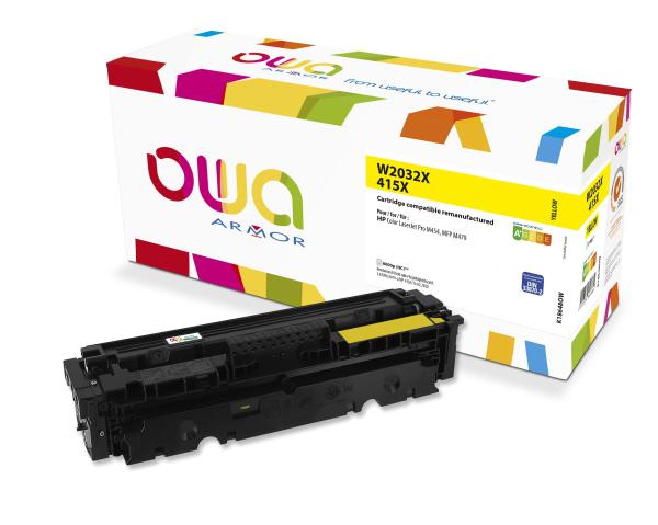 OWA Armor toner kompatibilný s HP W2032X, 415X, 6000st, žltá/ yellow