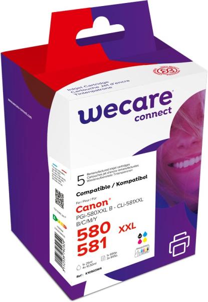 WECARE ARMOR ink sada kompatibilná s CANON PGi-580XXL/ CLi-581XXL, CM