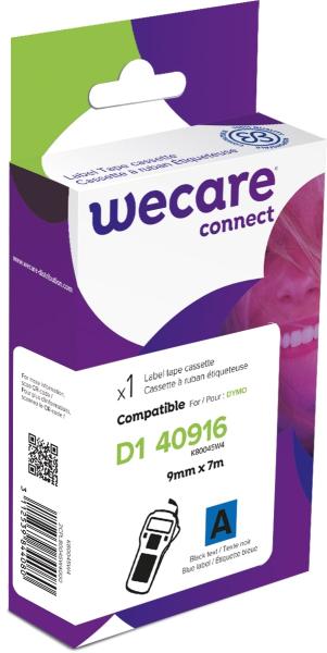 WECARE ARMOR páska kompatibilná s DYMO S0720710, Black/ Blue, 9MM*7M
