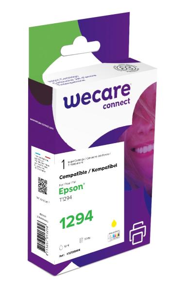 WECARE ARMOR ink kompatibilní s EPSON C13T12944012, žlutá/ yellow