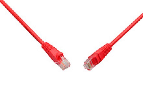 SOLARIX patch kábel CAT6 UTP PVC 3m červený