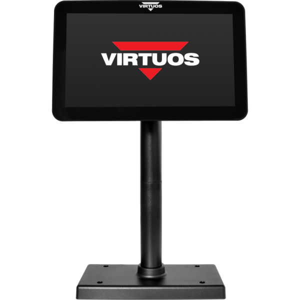 10, 1" LCD barevný zákaznický monitor Virtuos SD1010R, USB, černý