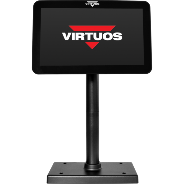 10, 1" LCD farebný zákaznícky monitor Virtuos SD1010R, USB, čierny