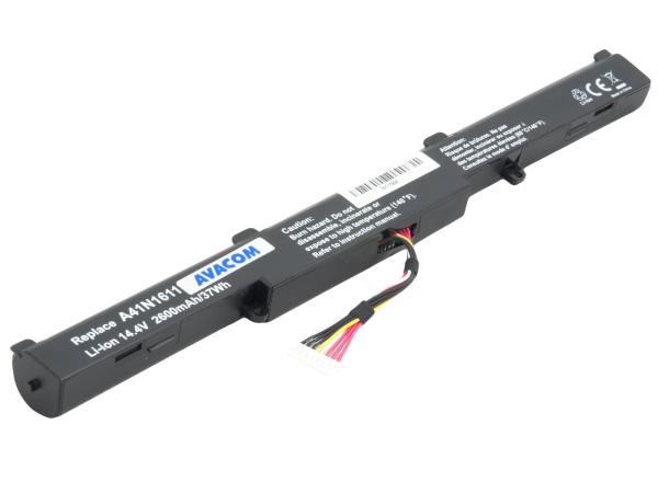 Batéria AVACOM pre Asus G553, GL753, N552 Li-Ion 14, 4 V 2600mAh 37Wh