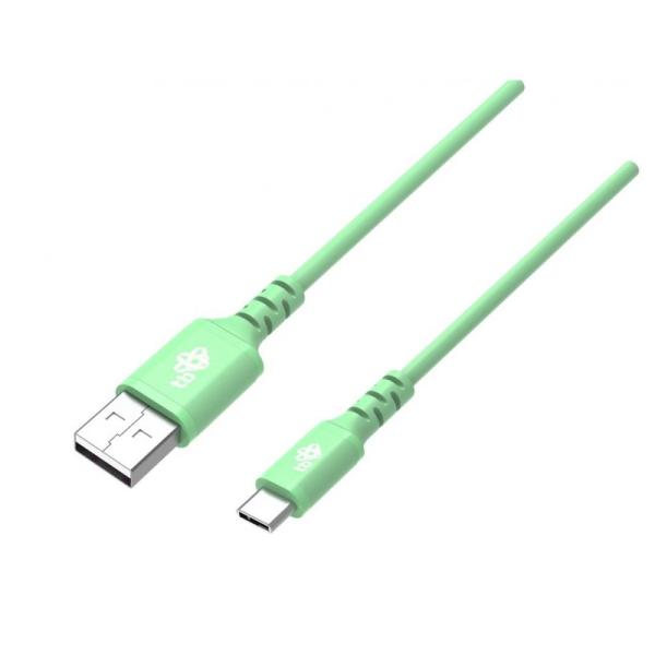 TB USB C kábel 1m zelený