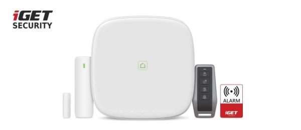 iGET SECURITY M5-4G Lite - Inteligentní 4G/ WiFi/ LAN alarm, ovládání IP kamer a zásuvek, Android, iOS