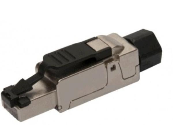 Konektor MPTL univerzálny RJ45 CAT6A STP samorezný SXRJ45-6A-STP-BK-SA