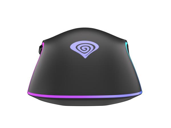 Genesis herná optická myš KRYPTON 220/ RGB/ 6400 DPI/ Herná/ Optická/ 6 000 DPI/ Drôtová USB/ Čierna 
