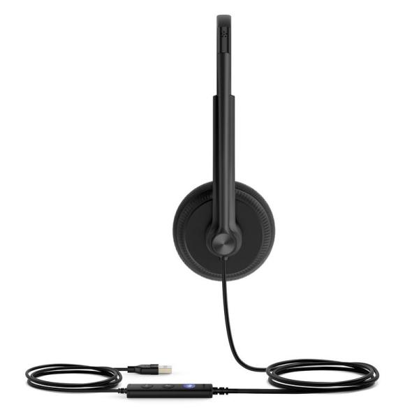 Yealink UH34 Lite Dual náhlavná súprava na obe uši s USB konektorom pre Teams 