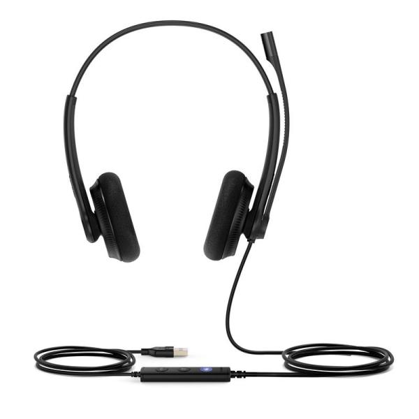 Yealink UH34 Lite Dual náhlavná súprava na obe uši s USB konektorom pre Teams 