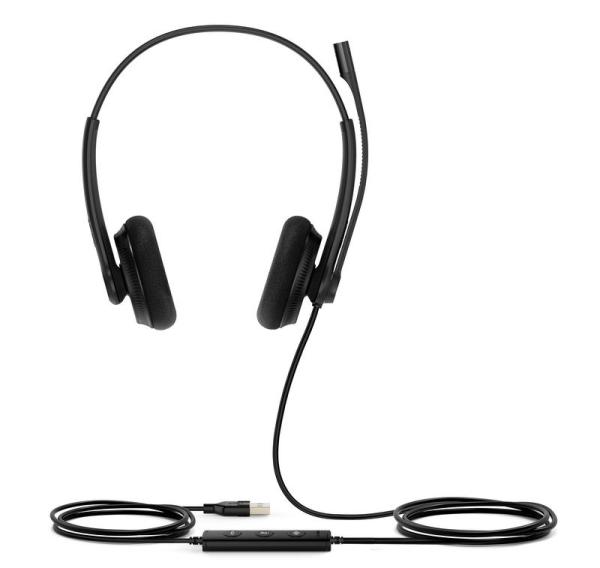 Yealink UH34 Lite Dual náhlavná súprava na obe uši s USB konektorom 