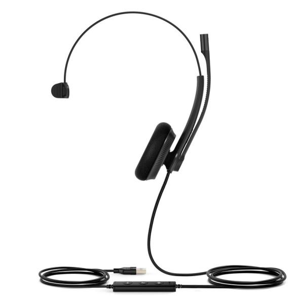 Yealink UH34 Lite Mono náhlavná súprava na jedno ucho s USB konektorom 