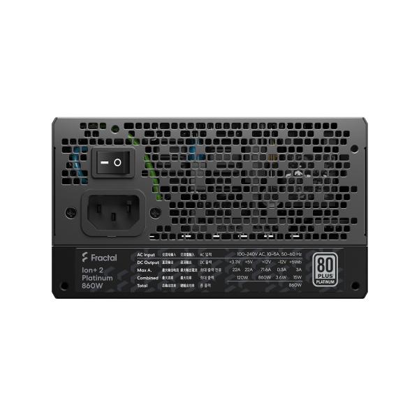Fractal Design ION+/ 860W/ ATX/ 80PLUS Platinum/ Modular 