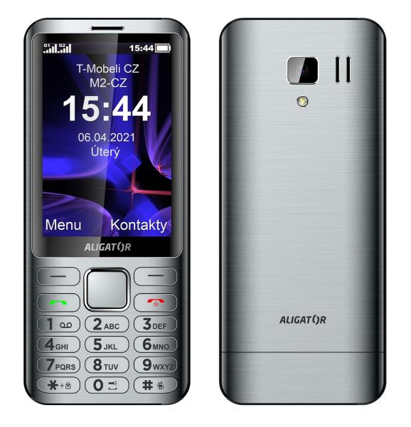 ALIGATOR D950 Dual sim strieborný