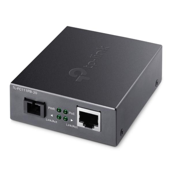 TP-Link FC111PB-20 10/ 100 SM WDM SC 20km POE