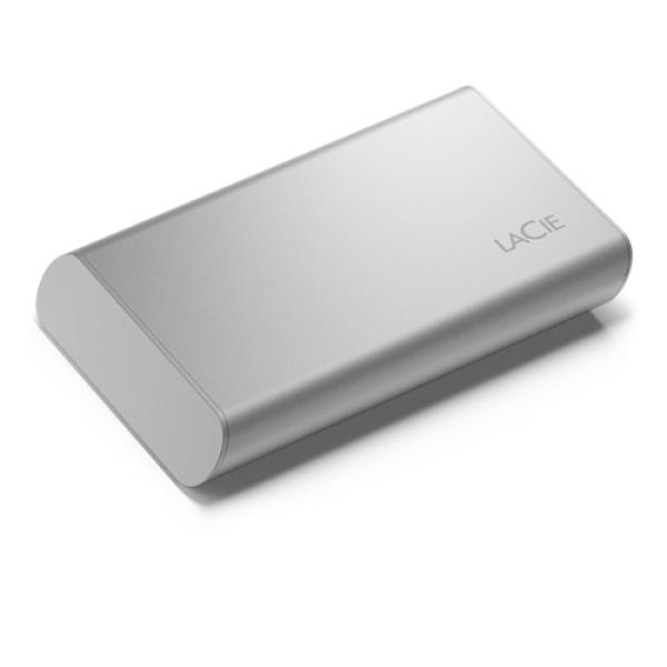 LaCie Portable/ 2TB/ SSD/ Externí/ 2.5"/ Stříbrná/ 3R