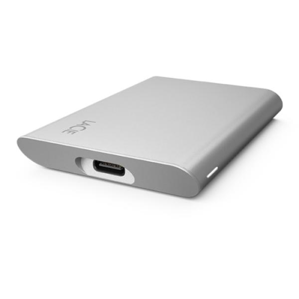 LaCie Portable/ 1TB/ SSD/ Externí/ 2.5"/ Stříbrná/ 3R 