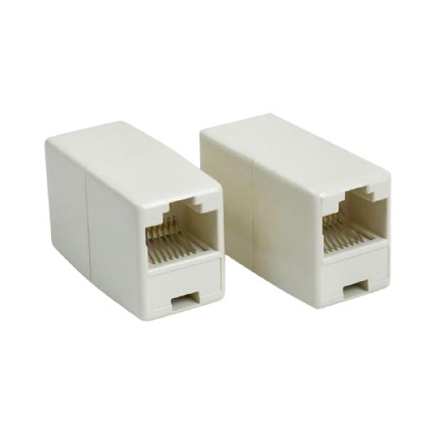 W-Star Spojka RJ45 (UTP), cat5, bílá